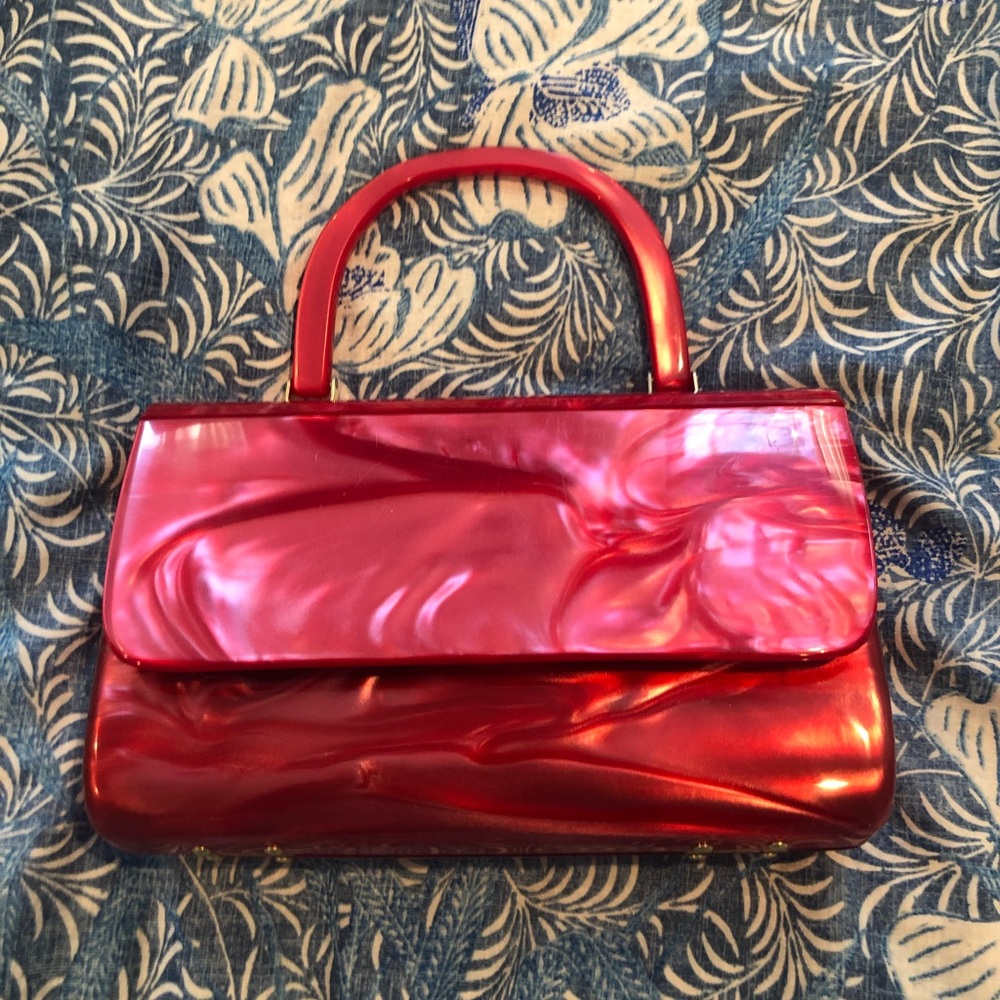 Neiman Marcus Red Handbag